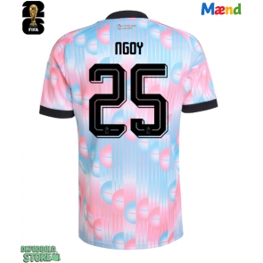Belgien Nathan Ngoy #25 Replika Udebanetrøje VM 2026 Kortærmet